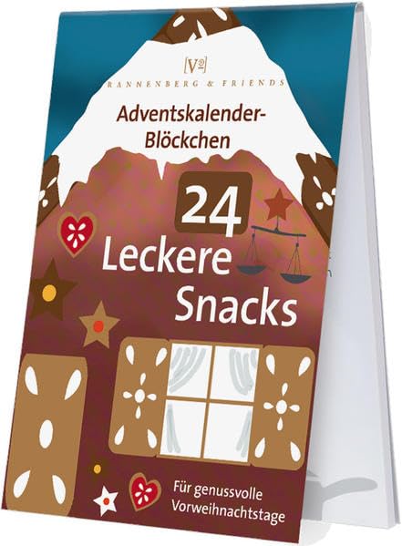 24 leckere Snacks: Adventskalenderblöckchen (Spieleblöckchen) Humour & Satire