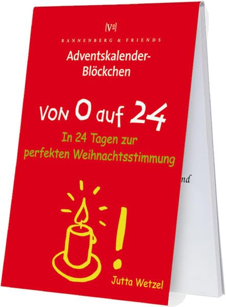 Von 0 auf 24 in 24 Tagen zur perfekten Weihnachtsstimmung: Adventskalenderblöckchen (Spieleblöckchen) Humour & Satire