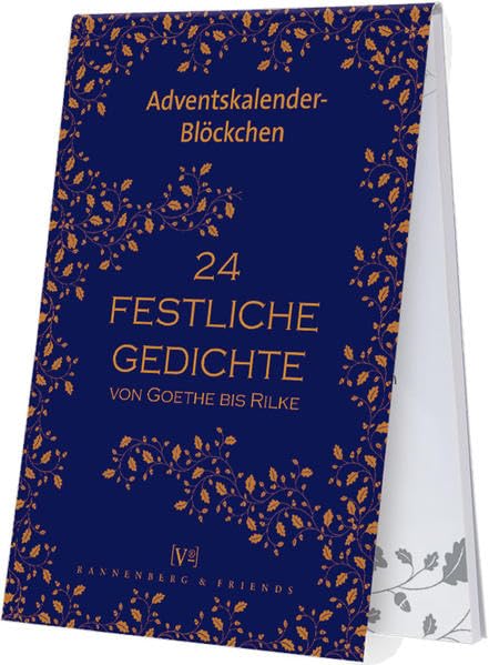 24 Festliche Gedichte von Goethe bis Rilke: Adventskalenderblöckchen (Spieleblöckchen) book