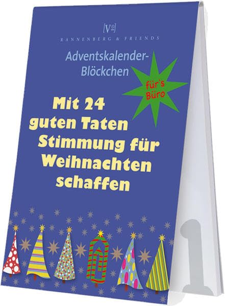 Mit 24 guten Taten Stimmung für Weihnachten schaffen - für's Büro: Adventskalenderblöckchen (Spieleblöckchen) Humour & Satire