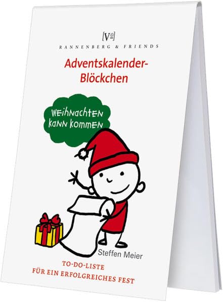 To-Do-Liste für ein erfolgreiches Fest: Adventskalenderblöckchen (Spieleblöckchen) Humour & Satire