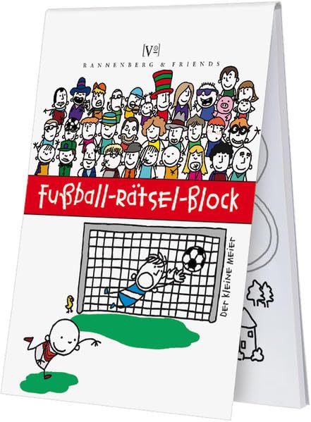 Fußball-Rätsel-Block: Fußball-Blöckchen (Spieleblöckchen) Parents & Children
