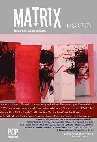 MATRIX 1/2007 (7) - Rausch. Zeitschrift für Literatur und Kunst Books