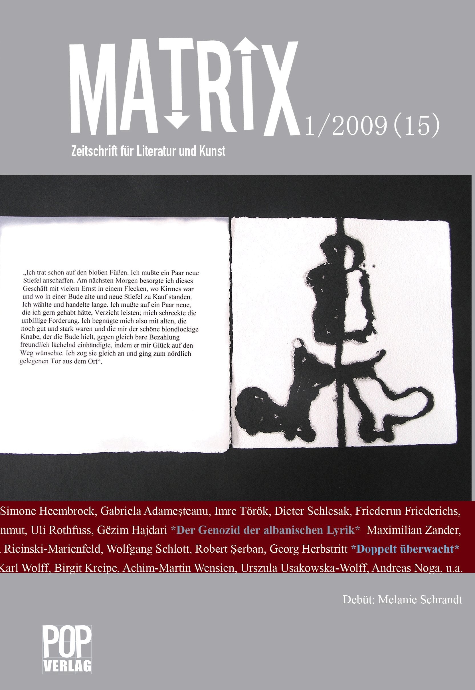 MATRIX 1/2009 (15): Zeitschrift für Literatur und Kunst Books