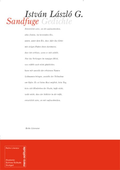 Sandfuge: Gedichte (Reihe Literatur) Poetry