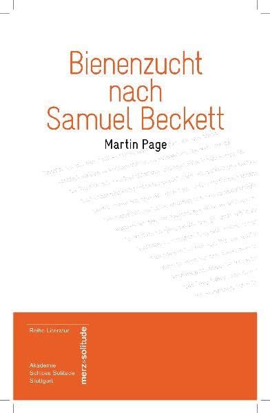 Bienenzucht nach Samuel Beckett: Novelle (Reihe Literatur) Contemporary literature