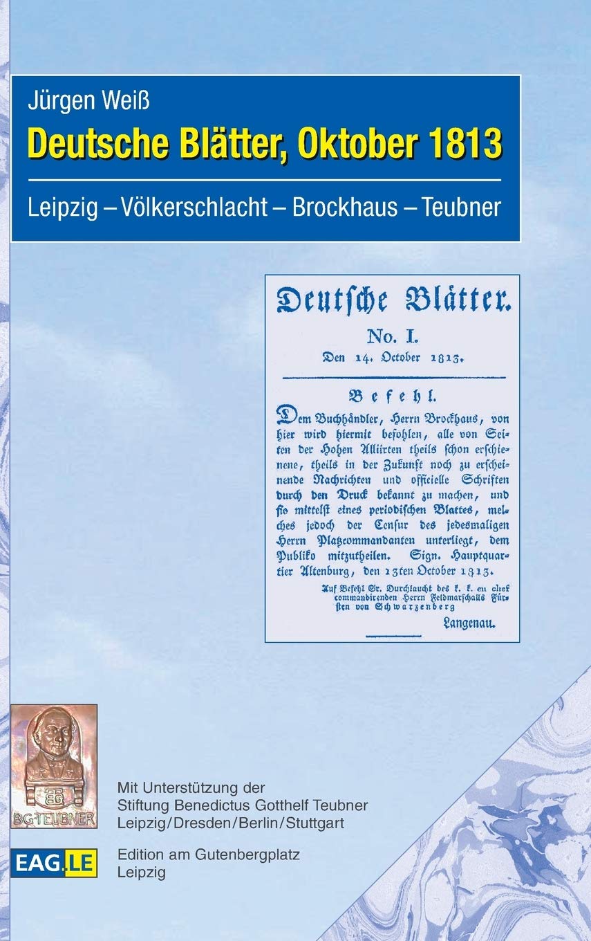 Deutsche Blätter, Oktober 1813 Contemporary literature