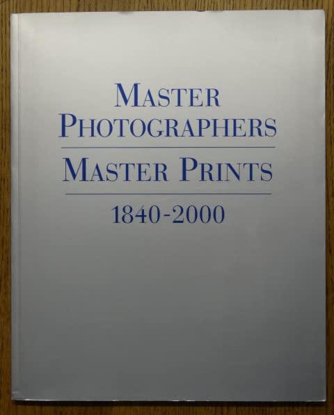Product Image: Master Photographers - Master Prints 1840-2000: Ausstellungskatalog