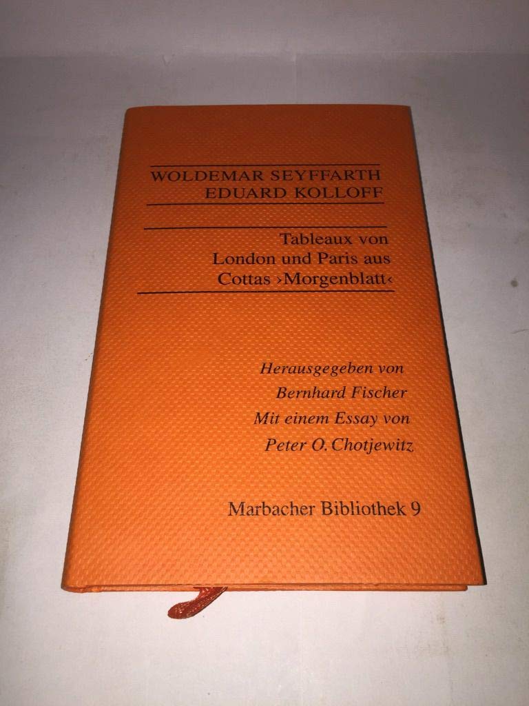 Tableaux von London und Paris aus Cottas Morgenblatt (Marbacher Bibliothek) Contemporary literature