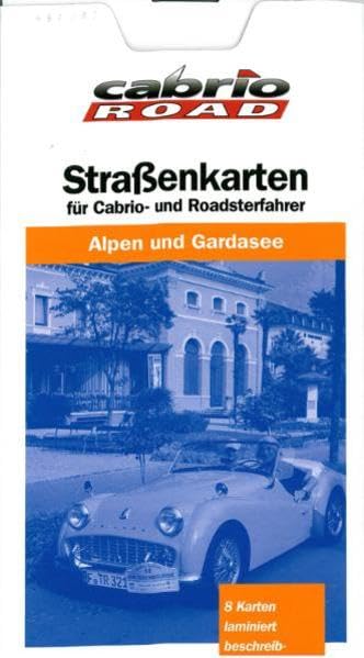 Alpen und Gardasee: Laminiert. Beschreib- u. wieder abwischbar (Cabrio Reisekarten 1:250.000 / Jeweils 8 laminierte Landkarten) Leisure, Home & Garden