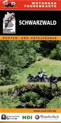 Motorrad Tourenkarte Schwarzwald, Tourenkarte: Laminiert Maps & Plans