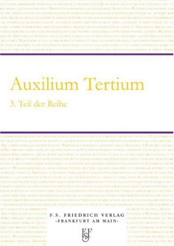 Auxilium Tertium: Erste Hilfe für Lateinlerndene Foreign Languages ​​& Dictionaries