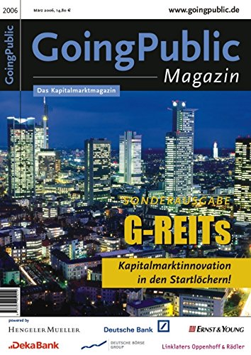 Product Image: G-REITs - Kapitalmarktinnovation in den Startlöchern!