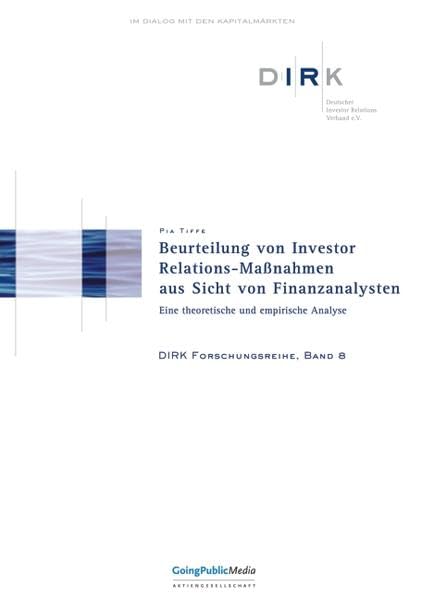 Beurteilung von Investor Relations-Maßnahmen aus Sicht von Finanzanalysten Law