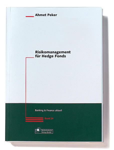Risikomanagement für Hedge Fonds book