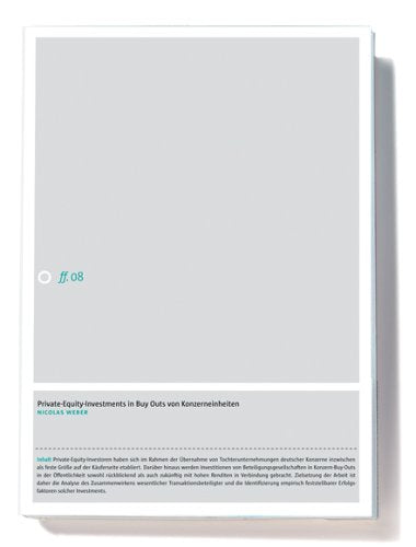 Private-Equity-Investments in Buy Outs von Konzerneinheiten Law