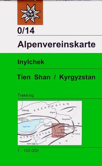 Inylchek, Tienschan-West / Kyrgyzstan: Trekkingkarte 1:100.000 (Alpenvereinskarten) Leisure, Home & Garden
