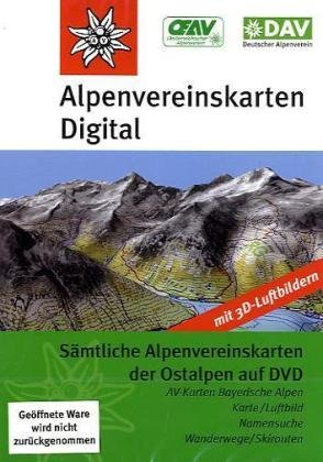 Alpenvereinskarten Digital: Neuauflage der bewährten DVD, jetzt mit acht AV-Karten der Bayerischen Alpen, mit Skirouten und Namendatenbank. 20 ... 98 SE/ME/2000/XP/Vista. GPS- u. PDA-taugl. Leisure, Home & Garden
