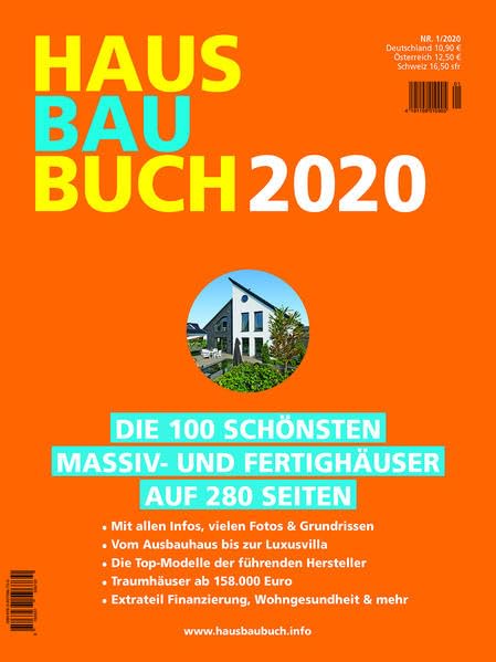 HausBauBuch 2020: Die 100 schönsten Massiv- und Fertighäuser auf 280 Seiten book