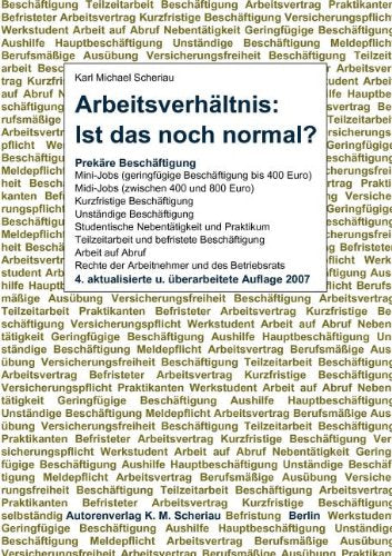 Arbeitsverhältnis: Ist das noch normal?: Prekäre Beschäftigung Law