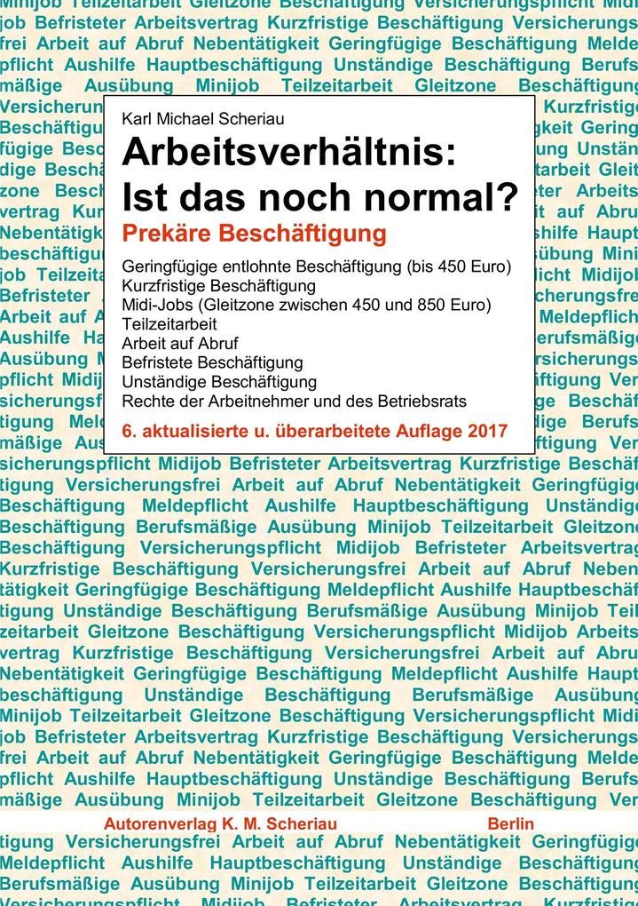 Arbeitsverhältnis: Ist das noch normal? Prekäre Beschäftigung Law