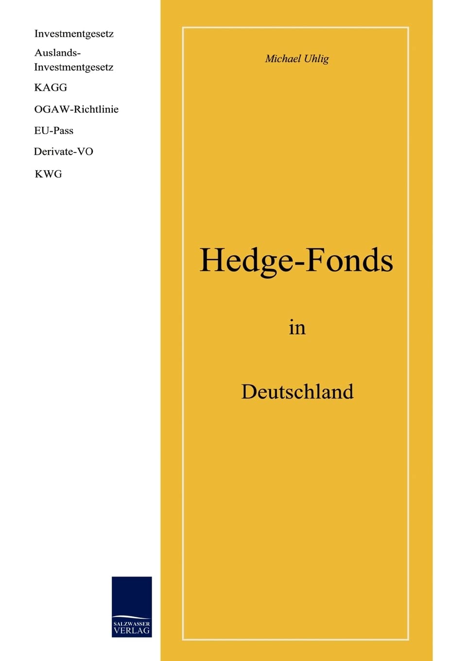 Product Image: Hedgefonds in Deutschland