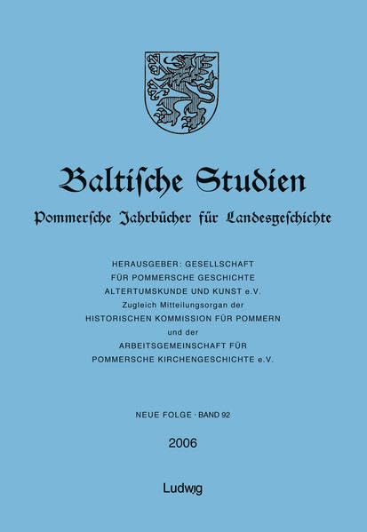 Baltische Studien: Bd 138 book