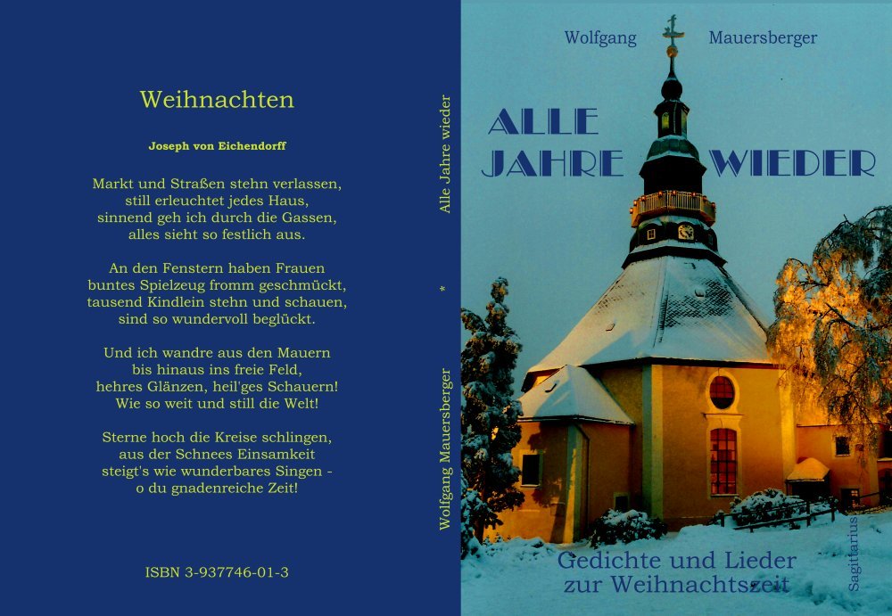 Alle Jahre wieder - 1. Auflage: Gedichte und Lieder zur Weihnachtszeit - Mauersberger, Wolfgang book