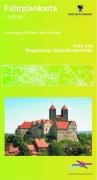 Fahrplankarte: Unterwegs mit Bahn, Bus und Rad: Harz und Magdeburg/Elbe-Börde-Heide: Unterwegs mit Bahn, Bus und Rad. Hrsg.: Nahverkehrsservice Sachsen-Anhalt Maps & Plans