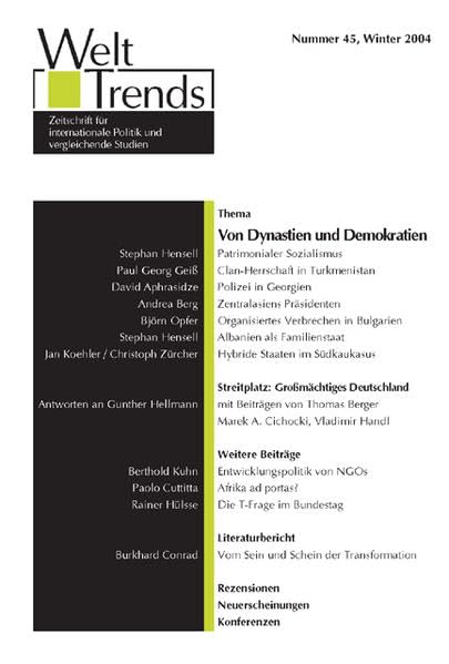 Von Dynastien und Demokratien (WeltTrends) Law