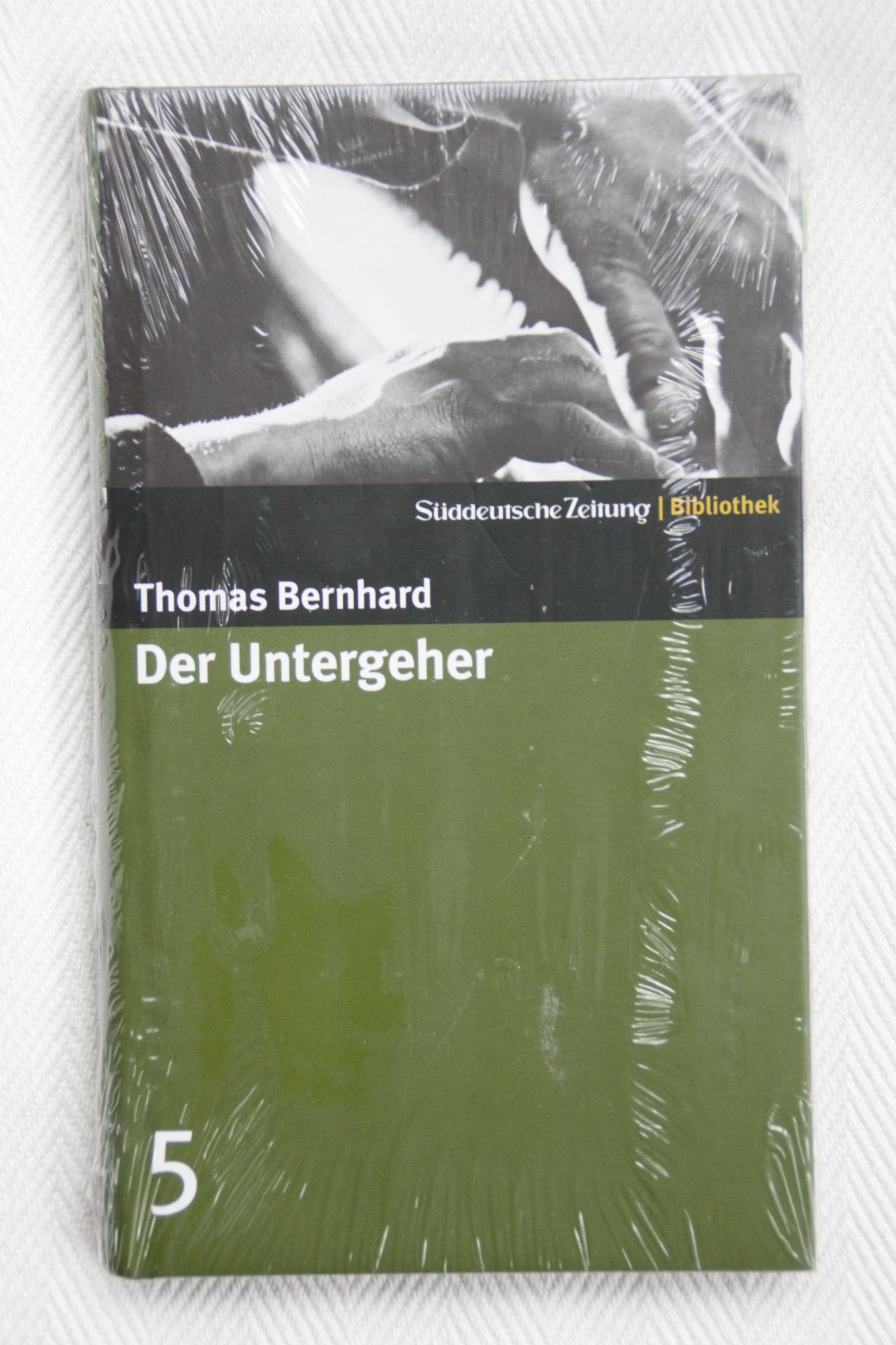 Der Untergeher. SZ-Bibliothek Band 5 (Süddeutsche Zeitung Bibliothek) Contemporary literature