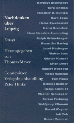 Product Image: Nachdenken über Leipzig: 24 Essays
