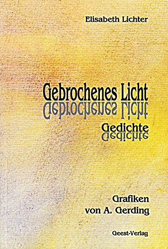 Product Image: Gebrochenes Licht: Gedichte