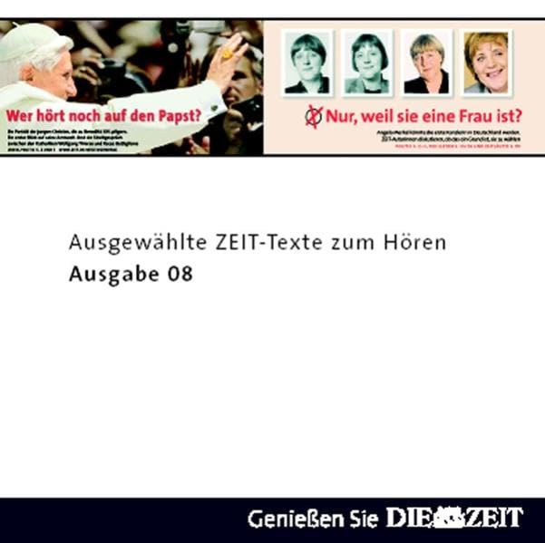 Die Zeit Audio, Ausgewählte ZEIT Texte zum Hören Nr. 8, 1 Audio-CD Film, Art & Culture