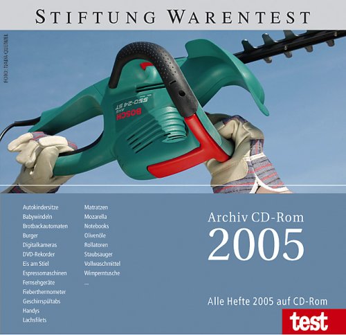 Archiv CD-ROM test 2005, 1 CD-ROM: Über 100 Tests u. Reports m. allen Texten, Fotos, Grafiken u. Tab. Für Windows 98SE/ME/NT/2000/XP sowie Power Mac oder höher, OS 10 oder höher Learning