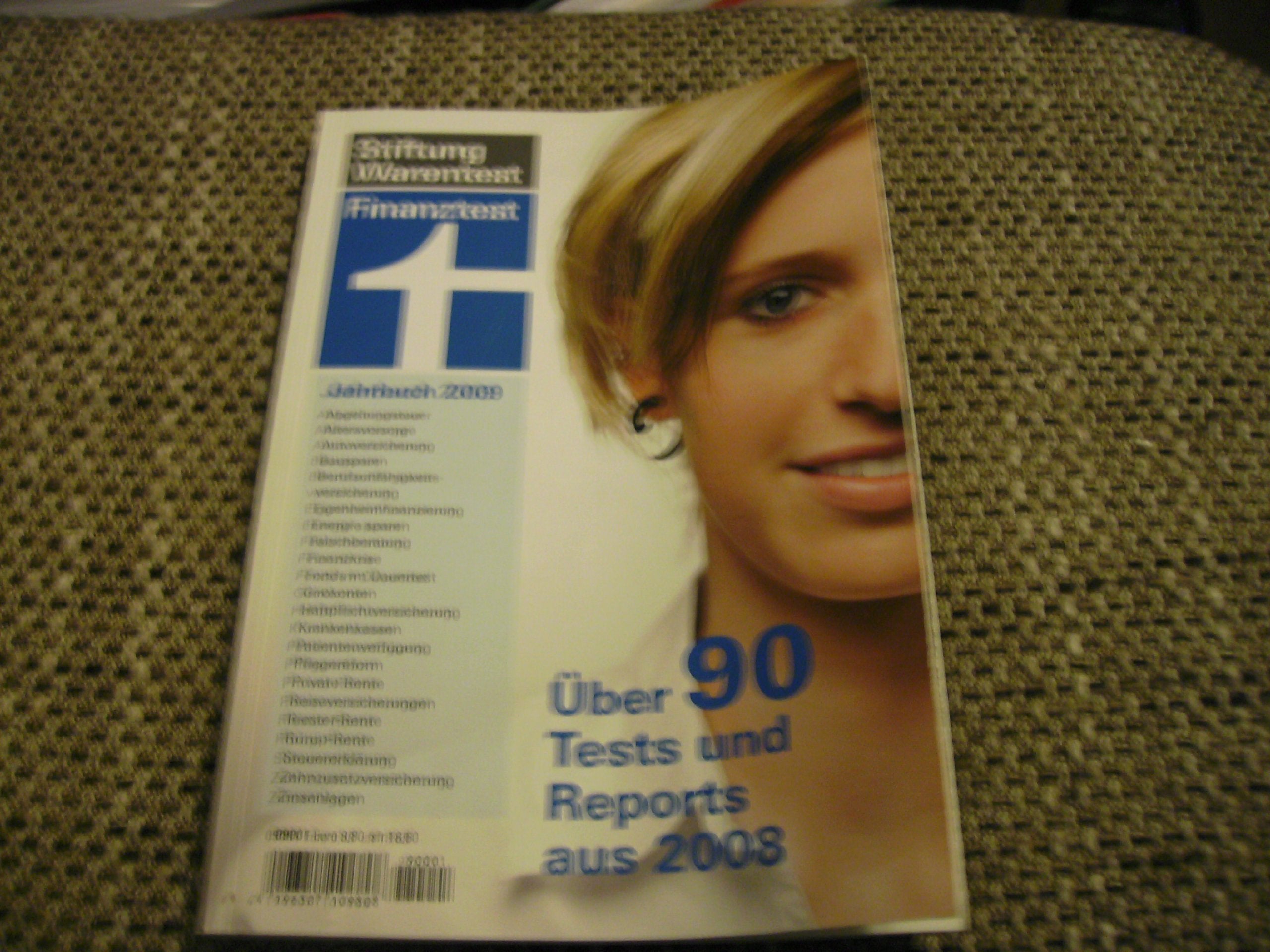 Finanztest Jahrbuch für 2009: Über 90 Tests und Reports aus 2008 Business, Finance & Career