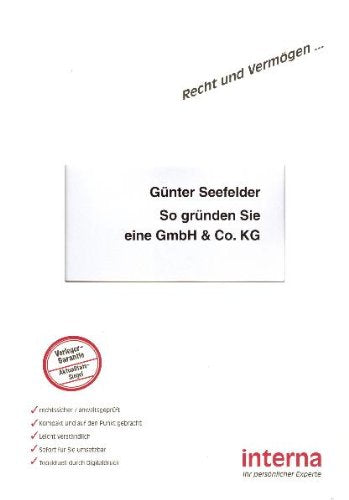 So gründen Sie eine GmbH & Co.KG Law