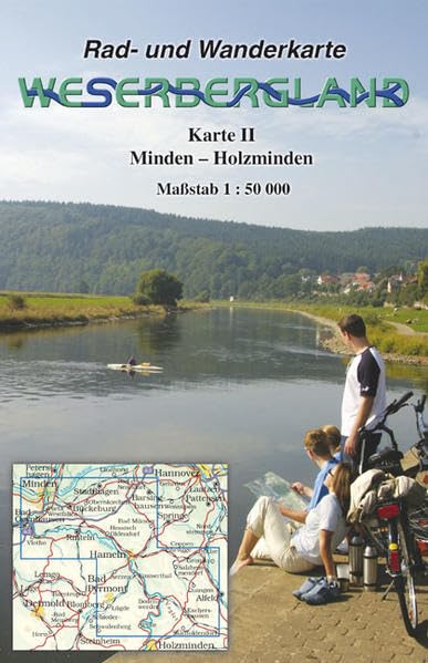 Weserbergland II: Minden - Holzminden Rad- und Wanderkarte - Maßstab 1:50 000 Leisure, Home & Garden