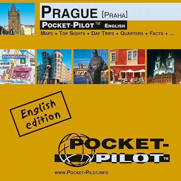 Pocket-Pilot Prag: Einzelkarten: Zentrum, Großraum & Region - Öffentliche Verkehrsmittel - Sehenswürdigkeiten - Ausflüge - Wissenswertes - Klima - ... und vieles mehr. Englische Ausgabe Leisure, Home & Garden