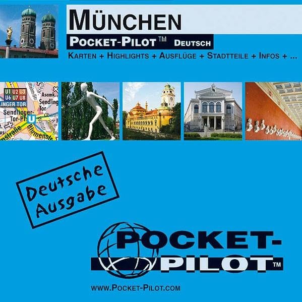 Pocket-Pilot München: Einzelkarten: Zentrum, Großraum & Region - Öffentliche Verkehrsmittel - Sehenswürdigkeiten - Ausflüge - Wissenswertes - Klima - ... und vieles mehr. Deutsche Ausgabe Leisure, Home & Garden