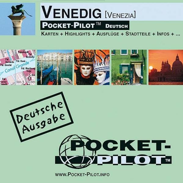Pocket-Pilot Venedig: Einzelkarten: Zentrum, Großraum & Region - Öffentliche Verkehrsmittel - Sehenswürdigkeiten - Ausflüge - Wissenswertes - Klima - ... und vieles mehr. Deutsche Ausgabe Leisure, Home & Garden