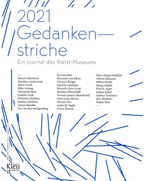 2021 Gedankenstriche: Ein Journal des Kleist-Museums Books