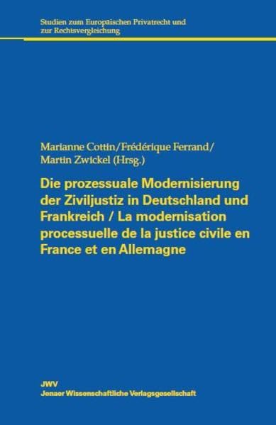 Die prozessuale Modernisierung der Ziviljustiz in Deutschland und Frankreich / La modernisation processuelle de la justice civile en France et en ... Privatrecht und zur Rechtsvergleichung) Law
