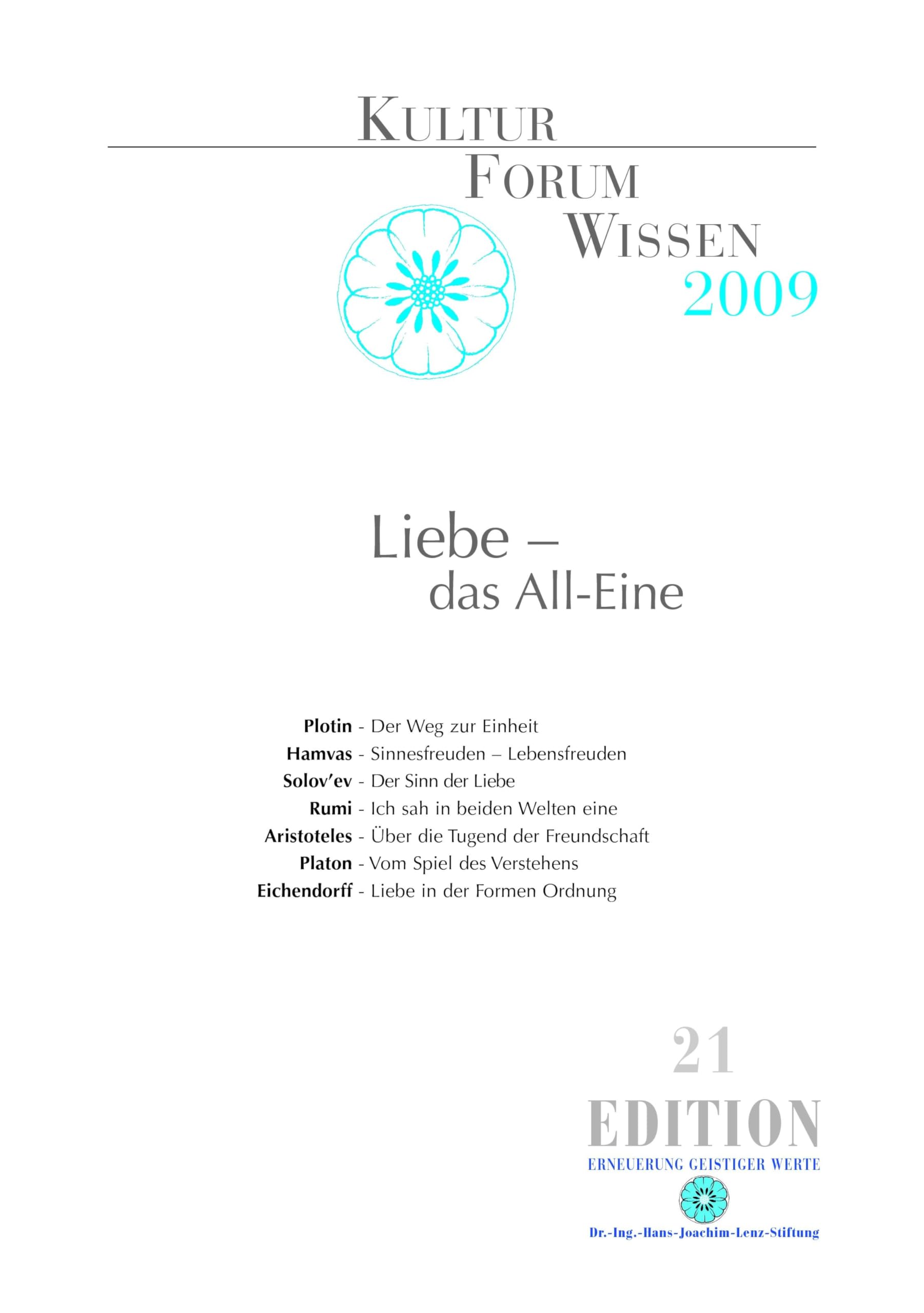 KulturForum Wissen 2009 Books