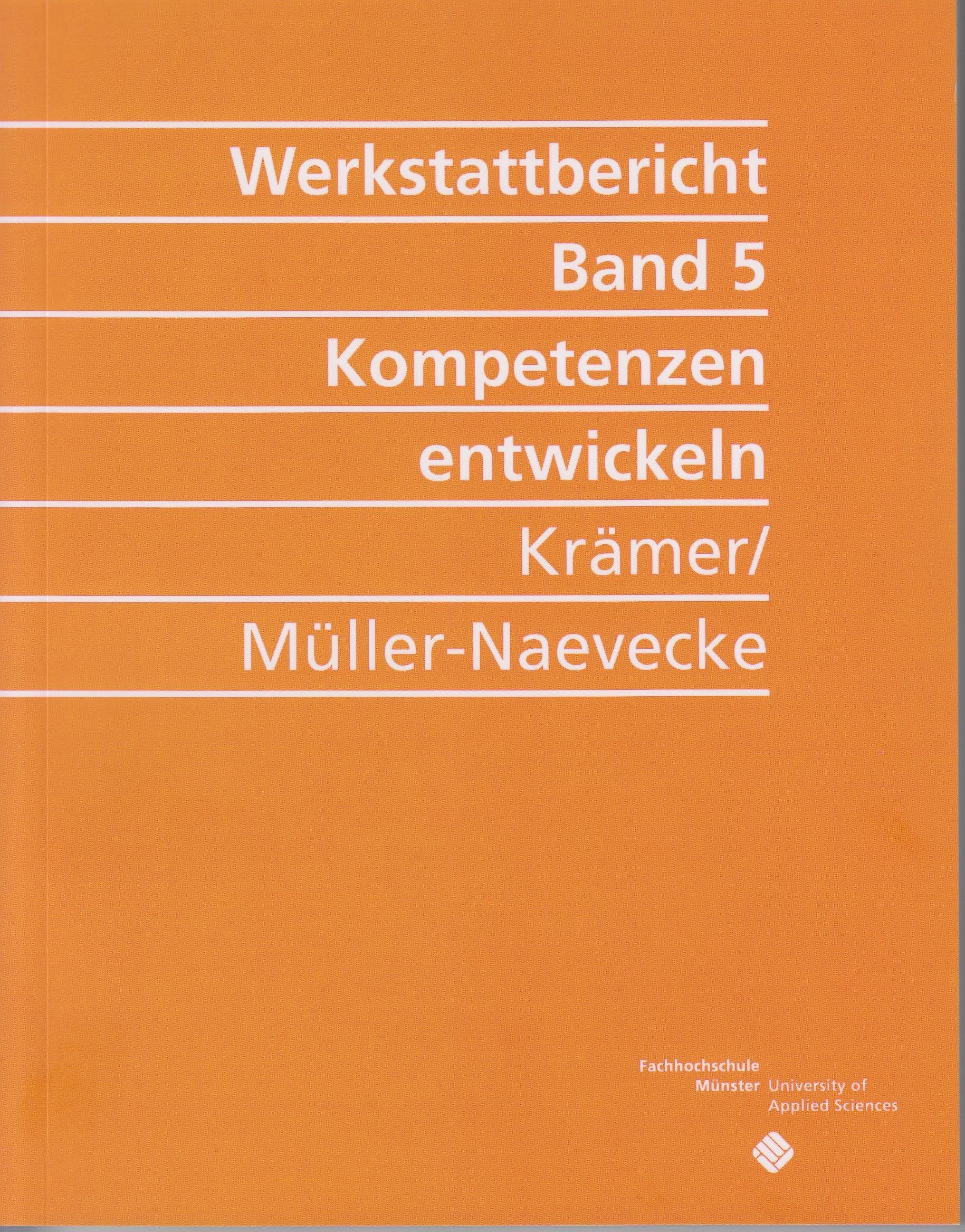 Kompetenzen entwickeln (Reihe Werkstattberichte des Wandelwerks) - Krämer, Julia book