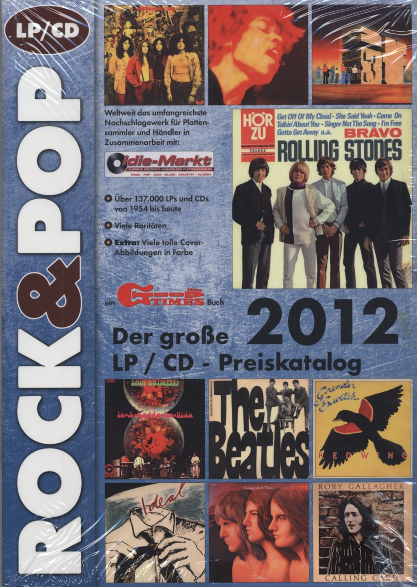 Der große Rock & Pop LP / CD Preiskatalog 2012: Über 137.000 LPs und CDs bon 1954 bis heute. Viele Raritäten. Extra: viele tolle Coverabbildungen Hobbies & Crafts