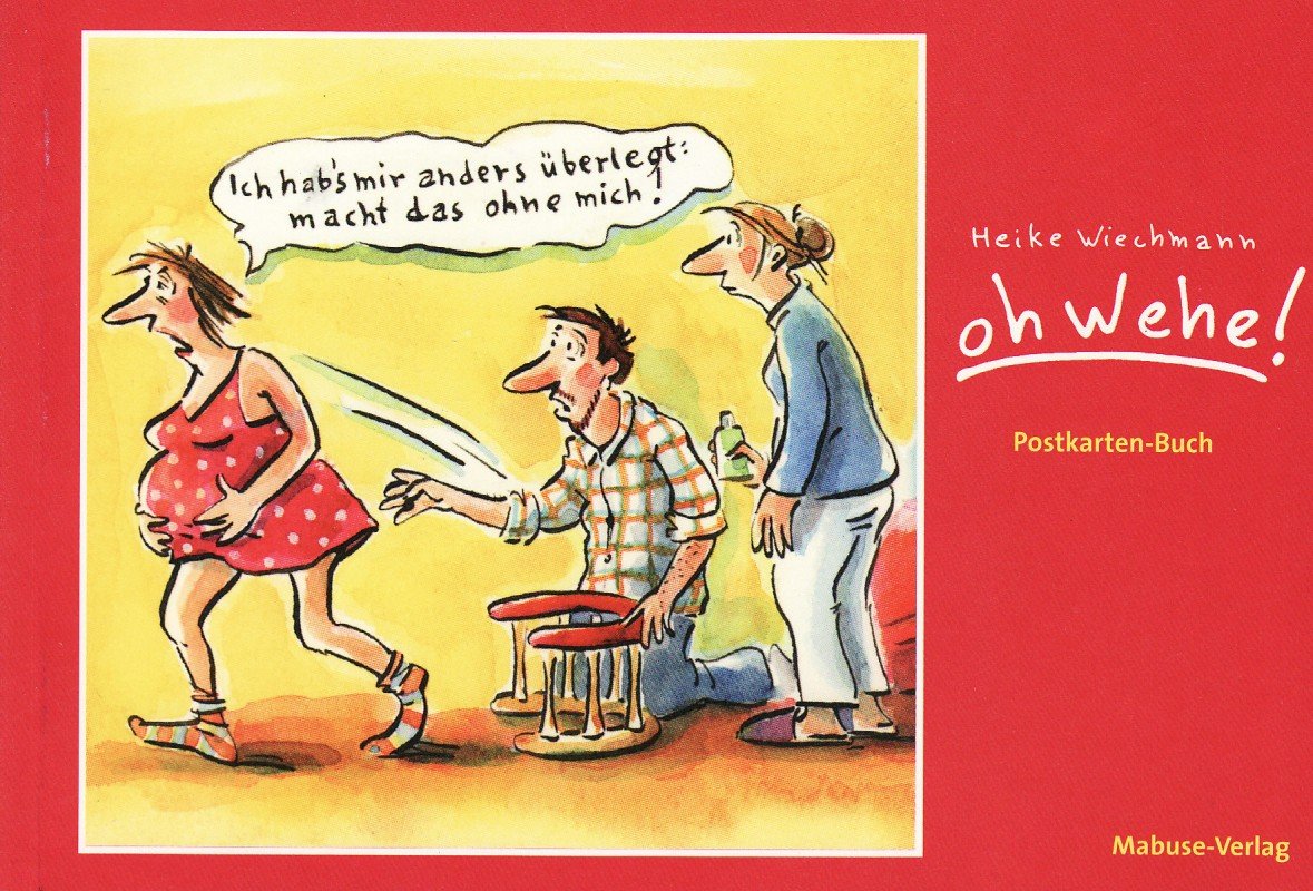 Postkartenbuch "Oh Wehe!" Cartoons