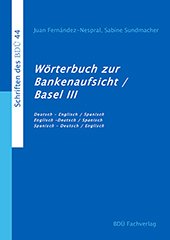 Wörterbuch zur Bankenaufsicht / Basel III book