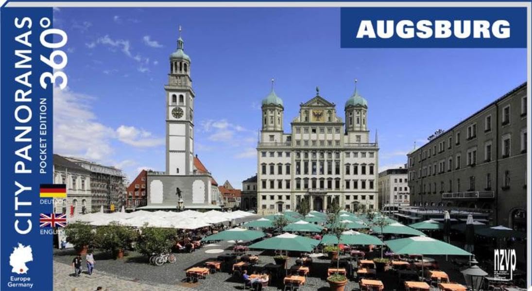 Augsburg 360° City Panoramas Pocket Edition: Dtsch.-Engl. Leisure, Home & Garden