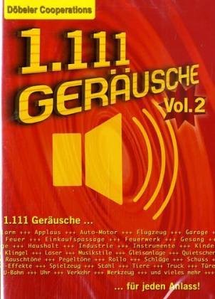 1.111 Geräusche, CD-ROM.Vol.2: Für PC und Mac Books